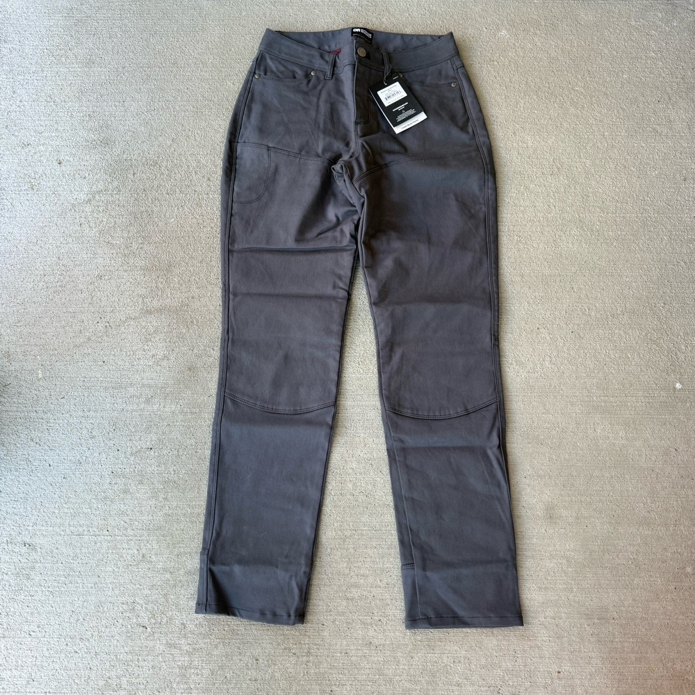 Outdoor Research Lined Work Pants‎ Women's Size 4 Charcoal Gray NWT Flannel